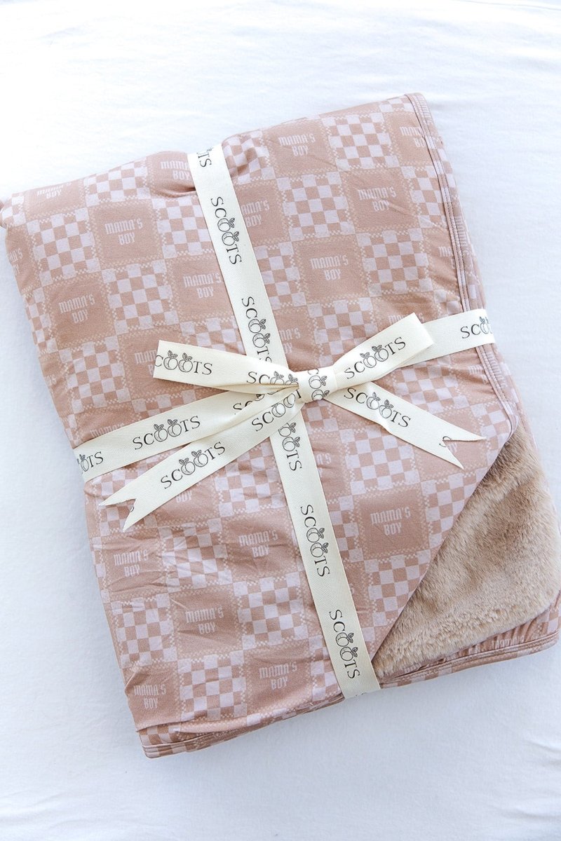 Mama's Boy Plush Blanket - scoots