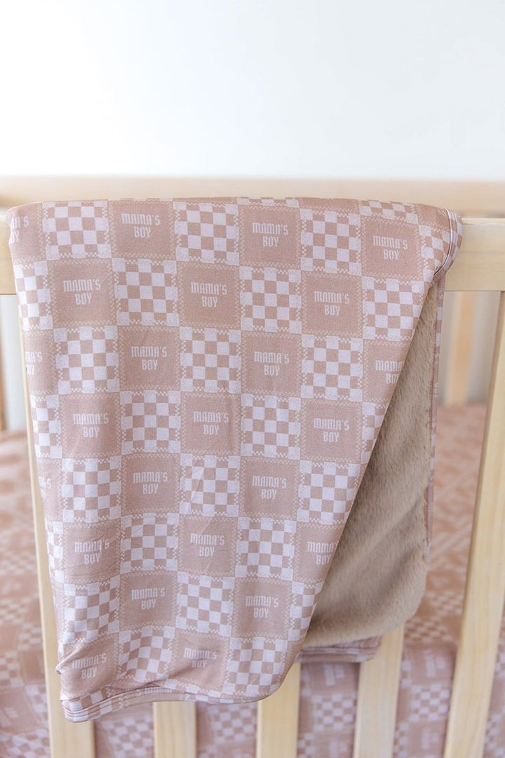 Mama's Boy Plush Blanket - scoots