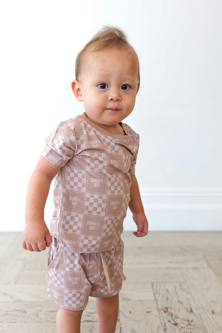 Mama's Boy Short Set - scoots
