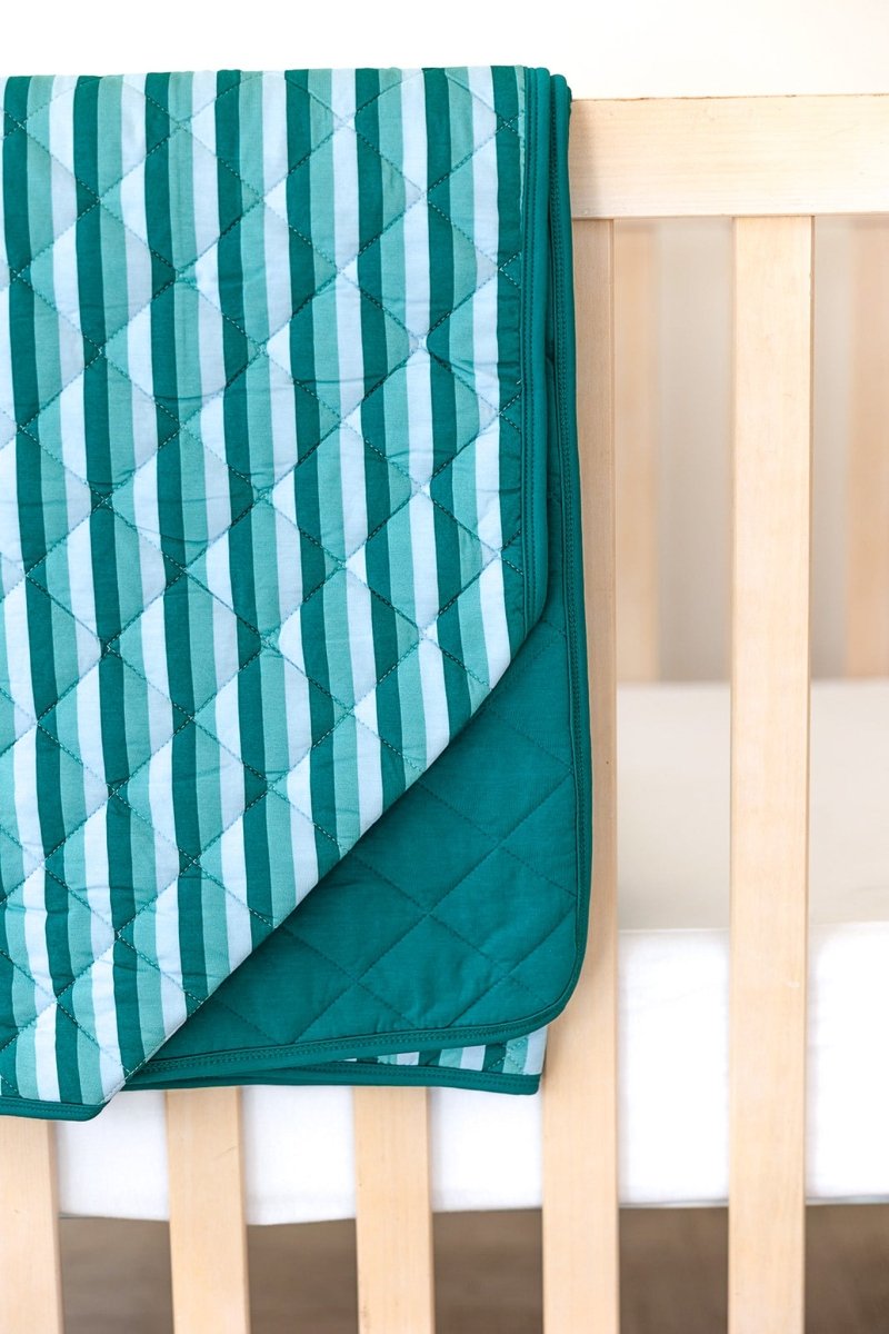 Mint Quilted Blanket - scoots