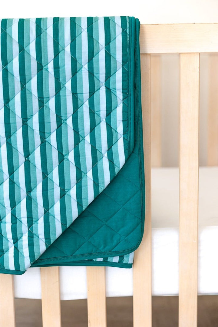 Mint Quilted Blanket - scoots