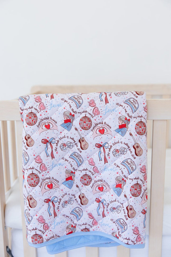 Miss Americana Quilted Blanket - scoots