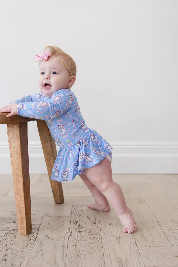 Miss Marie Twirl Bodysuit Dress - scoots