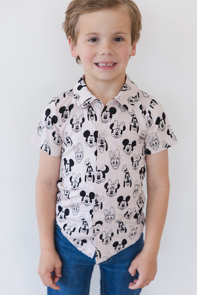 Mouse Mates Button - Up Shirt - scoots