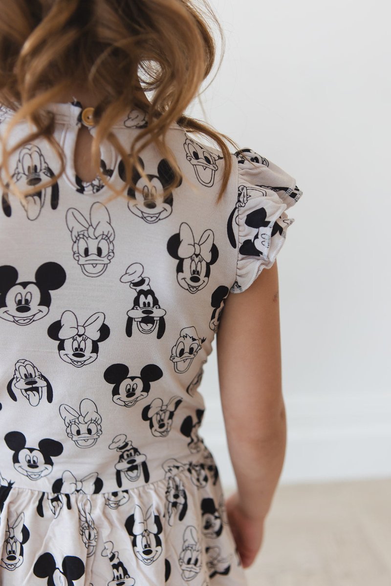Mouse Mates Twirl Bodysuit Dress - scoots