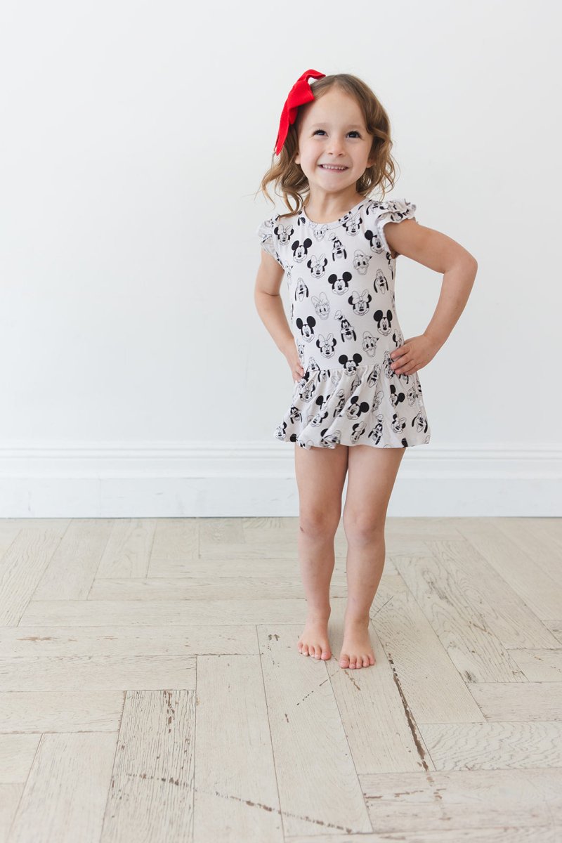 Mouse Mates Twirl Bodysuit Dress - scoots