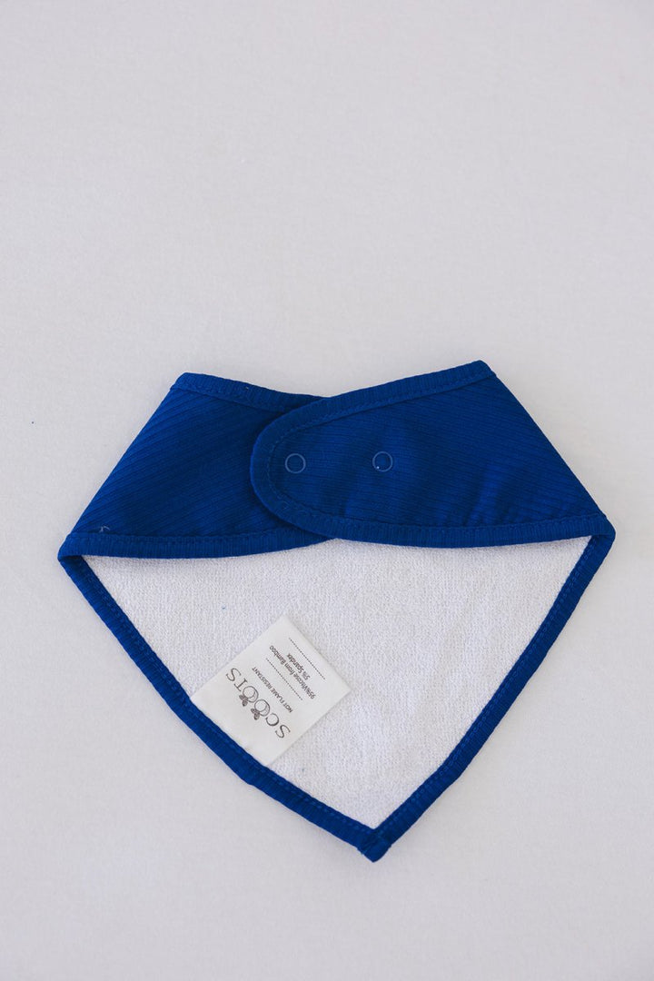 Navy Ribbed Bib - scoots