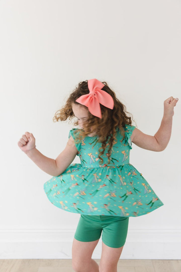 Neverland Peplum Biker Shorts Set - scoots