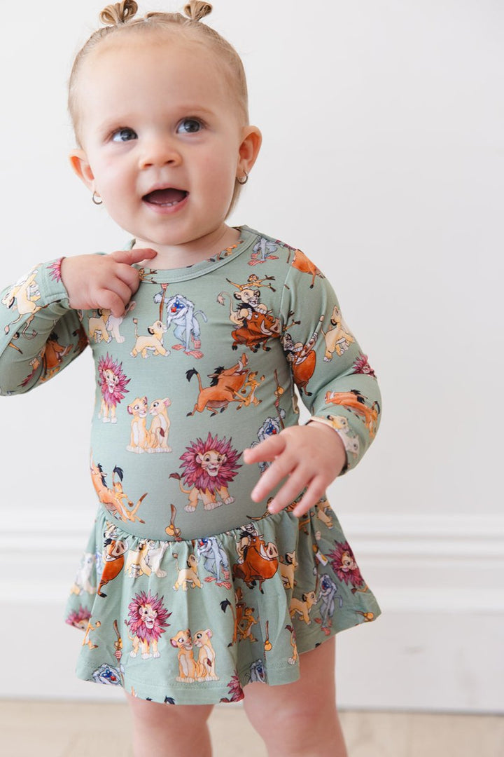 No Worries Twirl Bodysuit Dress - scoots