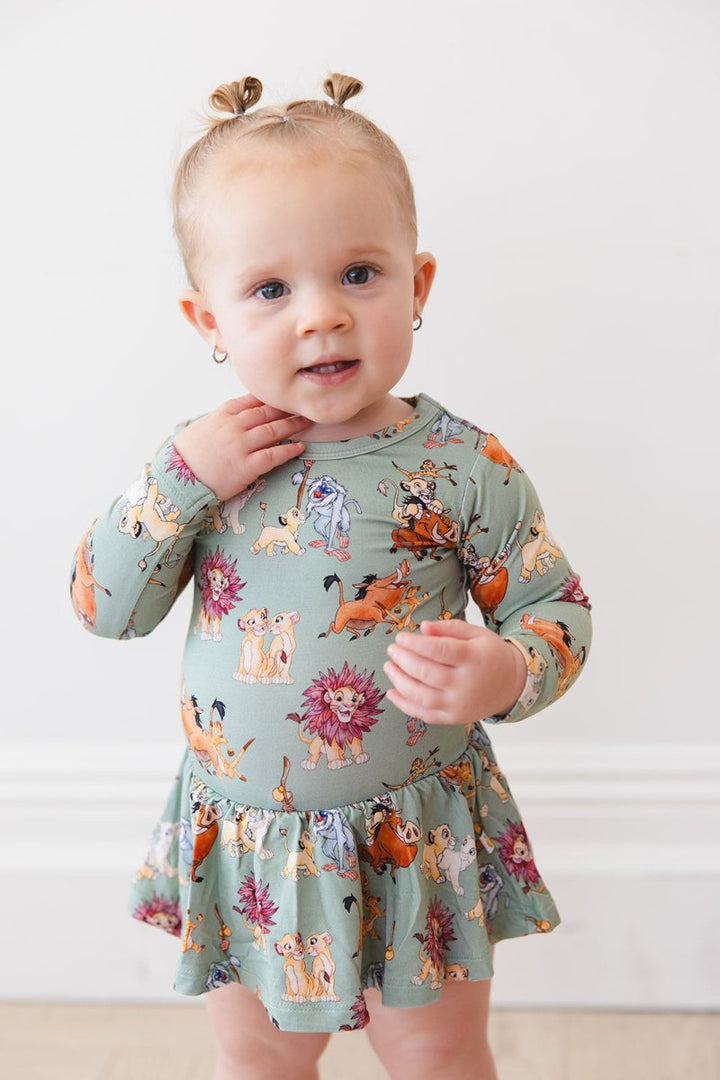 No Worries Twirl Bodysuit Dress - scoots