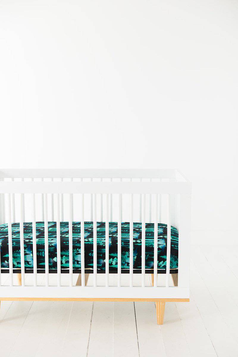 Northern Lights Crib Sheet - scoots