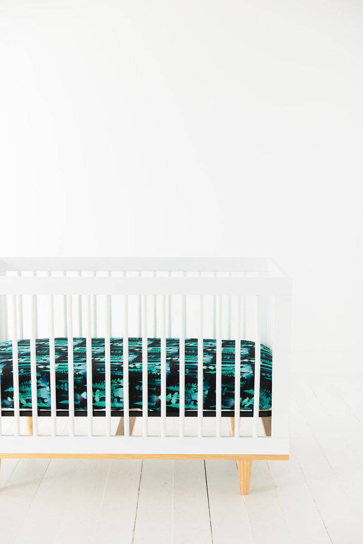 Northern Lights Crib Sheet - scoots
