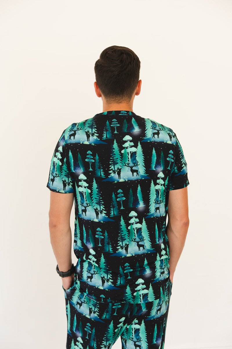 Northern Lights Dad Pajamas - scoots