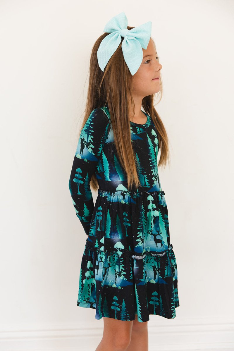 Northern Lights Flutter Dress & Shorts - scoots