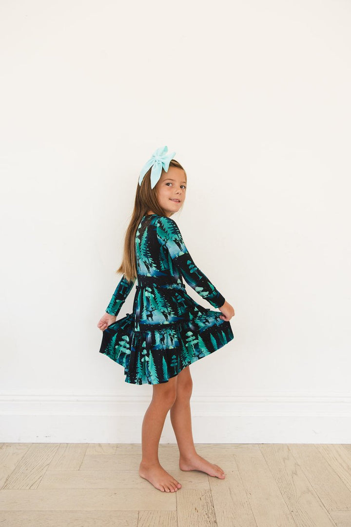 Northern Lights Flutter Dress & Shorts - scoots