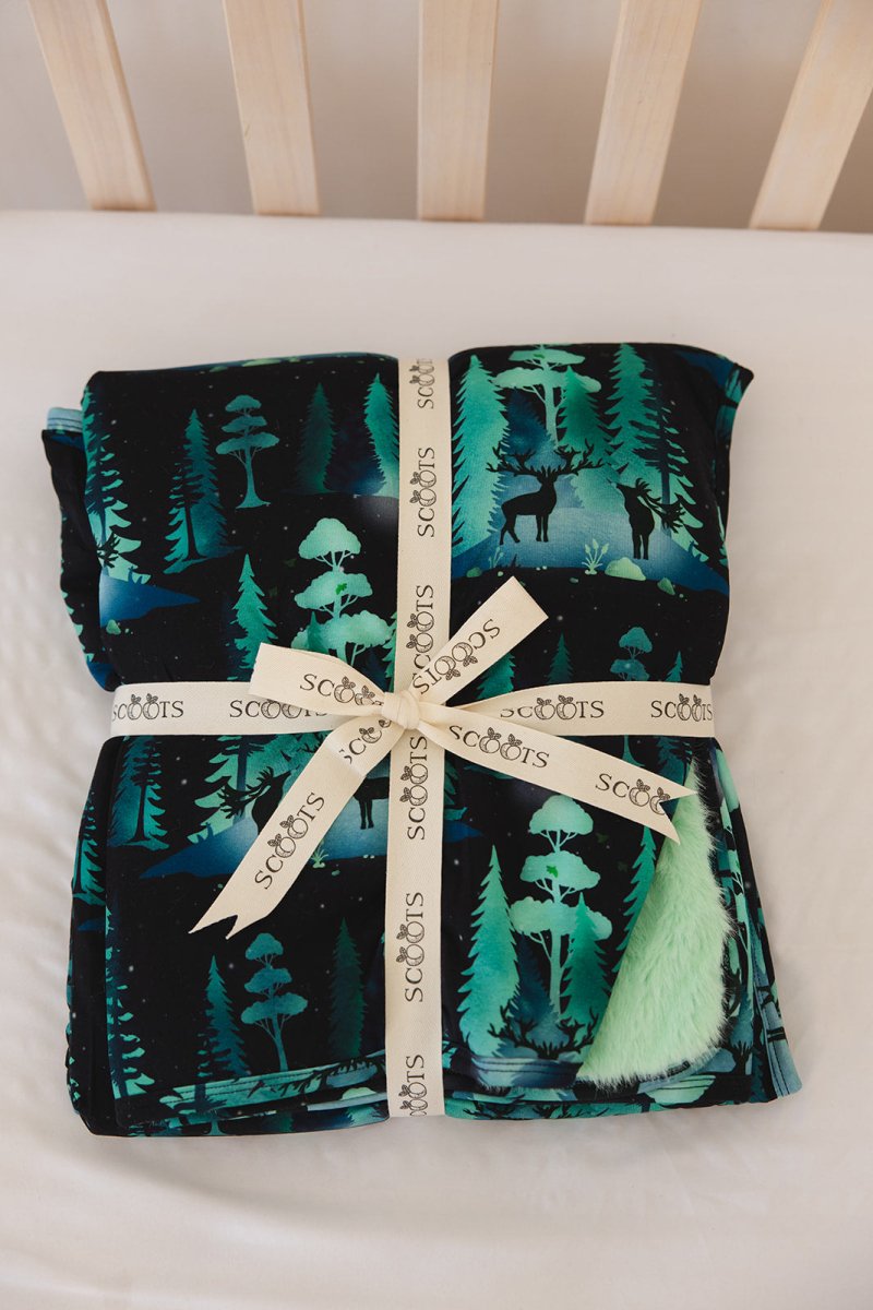 Northern Lights Plush Blanket - scoots