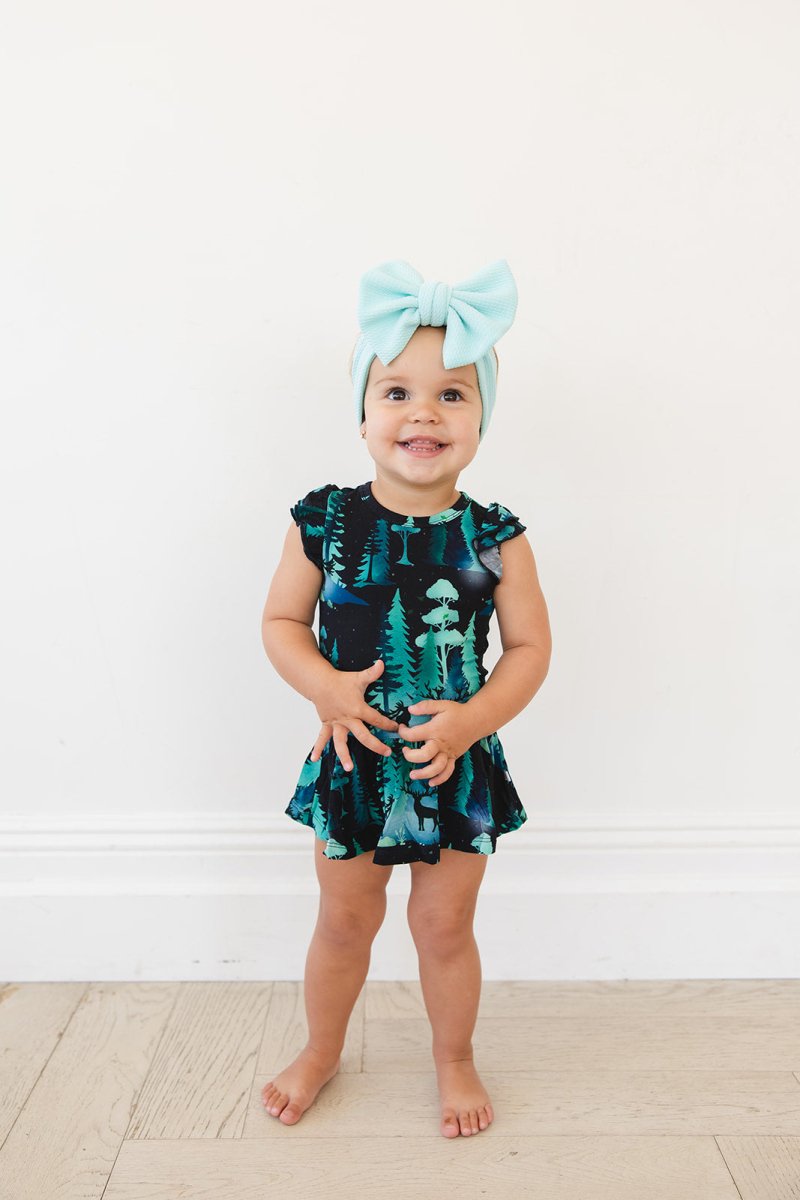 Northern Lights Twirl Bodysuit Dress - scoots