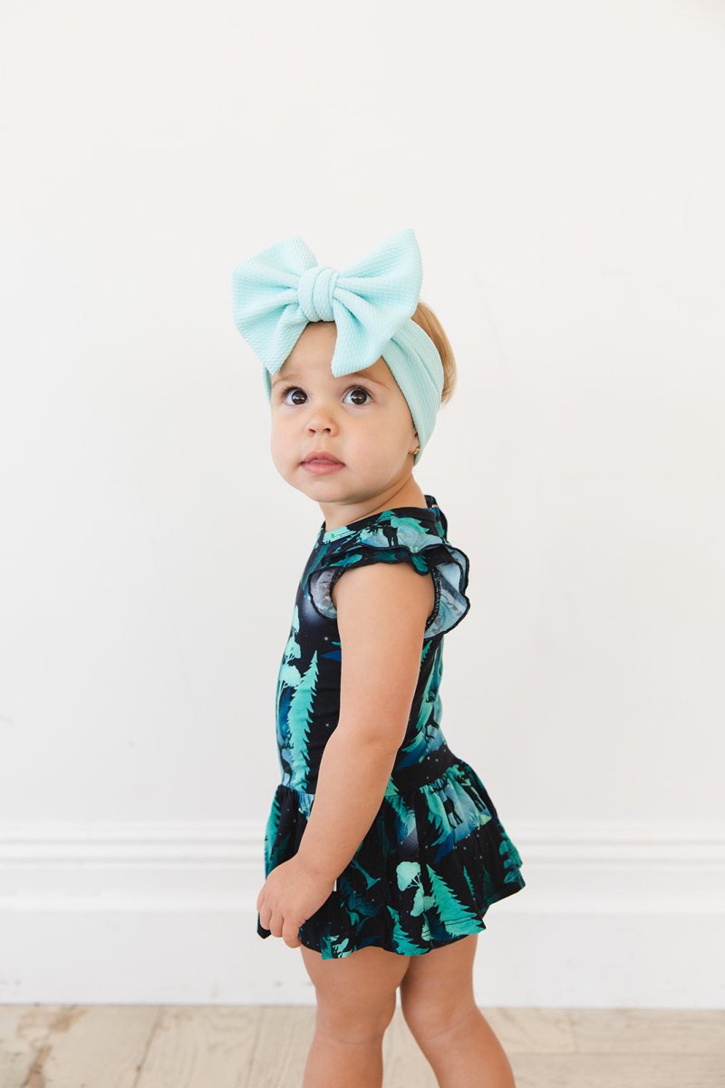 Northern Lights Twirl Bodysuit Dress - scoots