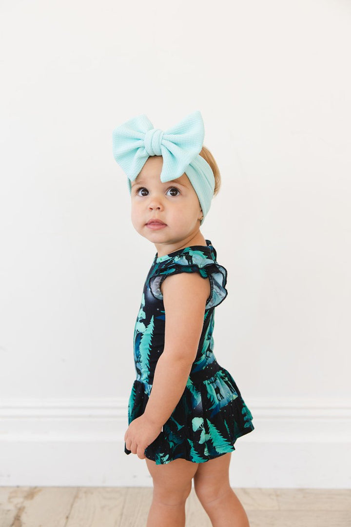 Northern Lights Twirl Bodysuit Dress - scoots