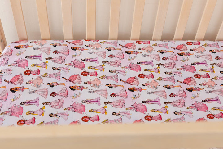 Party in Pink Crib Sheet - scoots