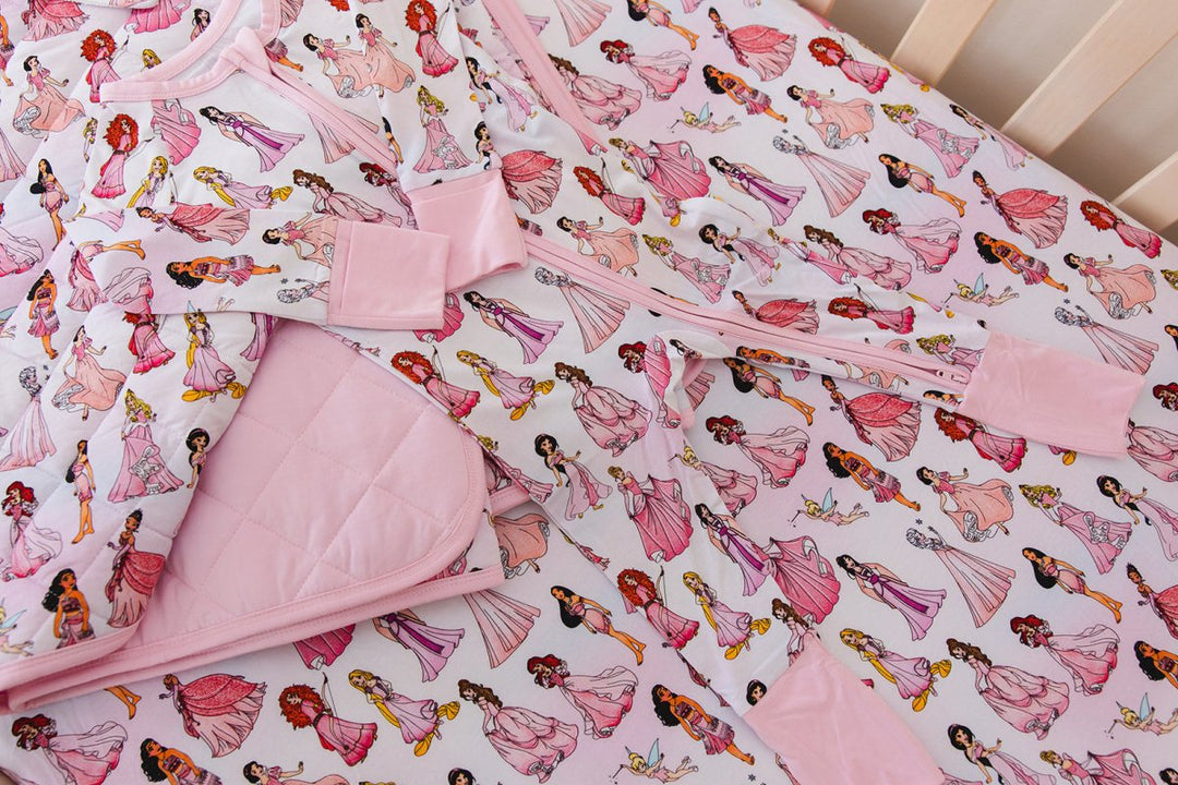 Party in Pink Crib Sheet - scoots