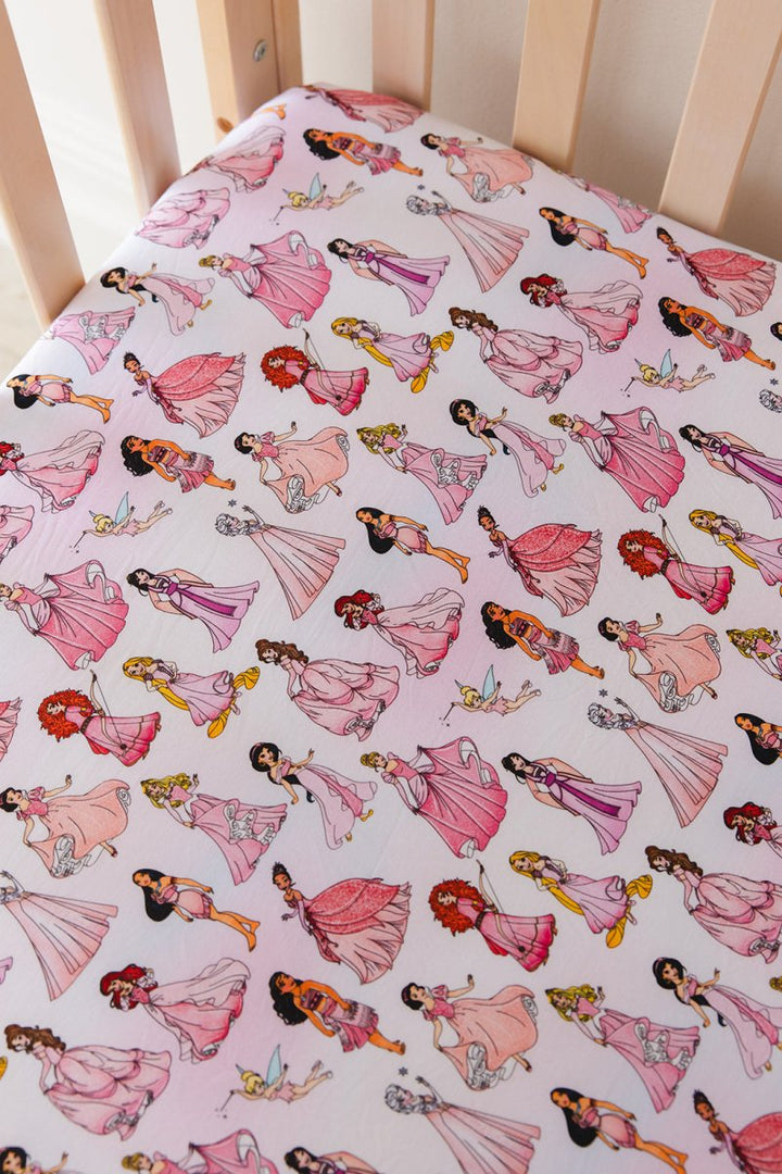 Party in Pink Crib Sheet - scoots