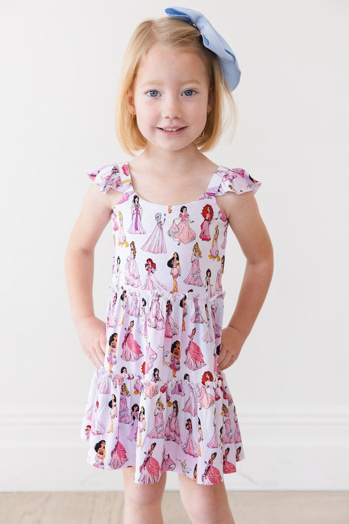 Party in Pink Flutter Dress & Shorts - scoots