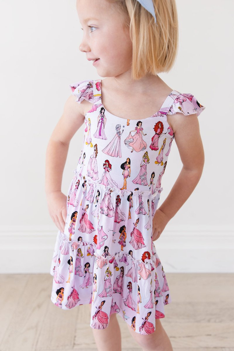 Party in Pink Flutter Dress & Shorts - scoots