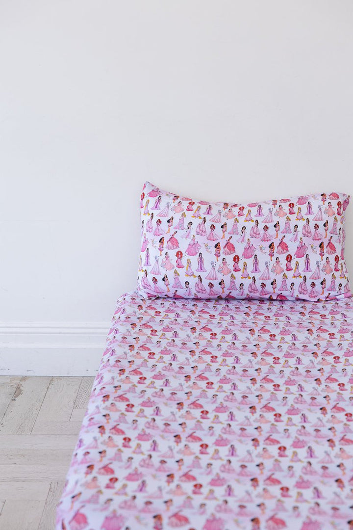 Party in Pink Twin Sheet + Pillowcase - scoots