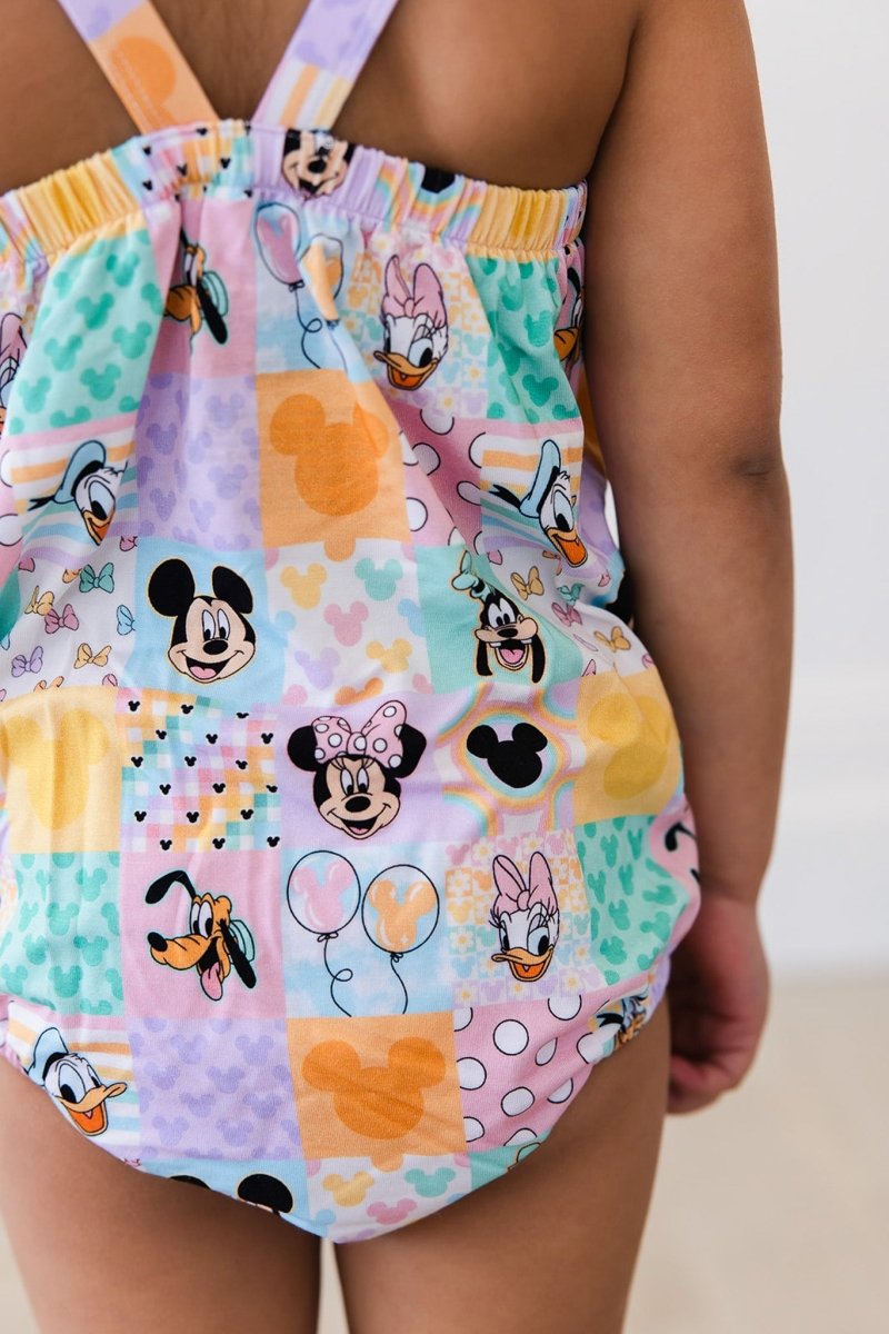 Patchwork Bubble Romper - scoots