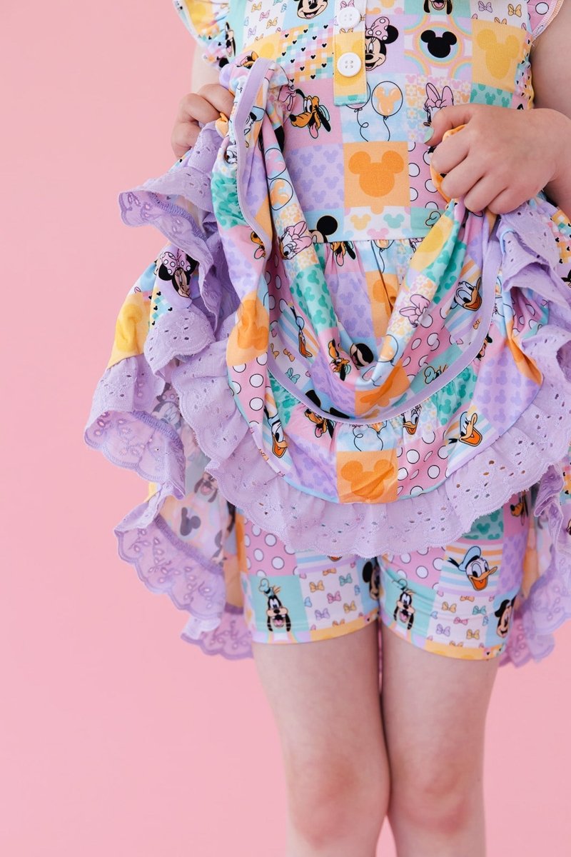 Patchwork Twirl Dress - scoots