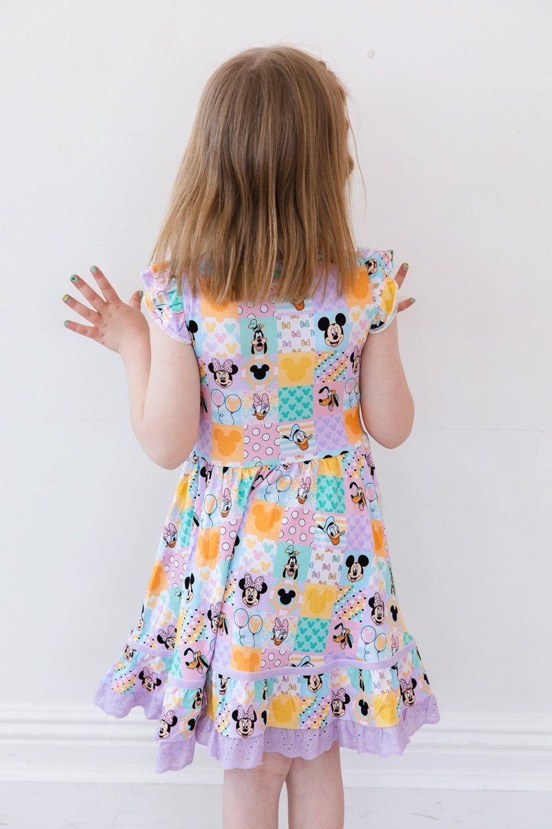Patchwork Twirl Dress - scoots