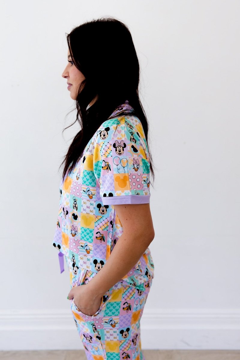 Patchwork Women's Pajama Set - scoots