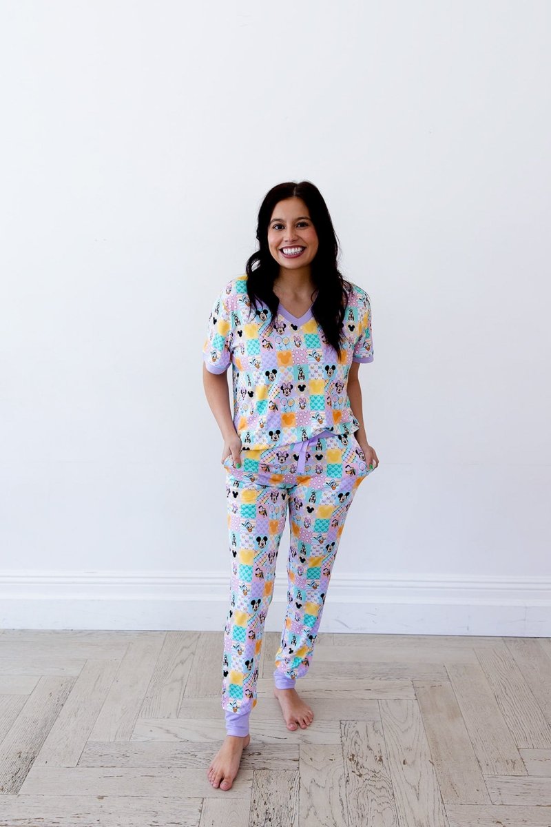 Patchwork Women's Pajama Set - scoots