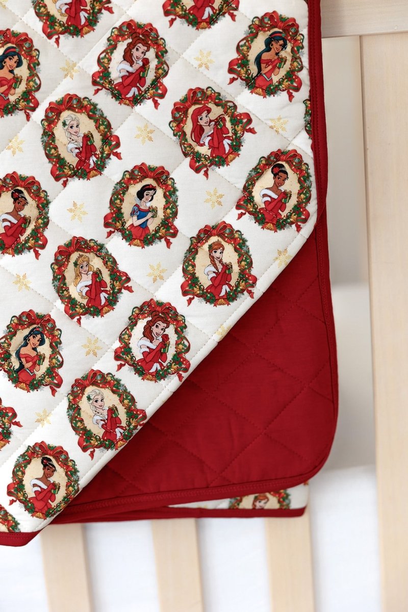Peppermint Princess Quilted Blanket - scoots