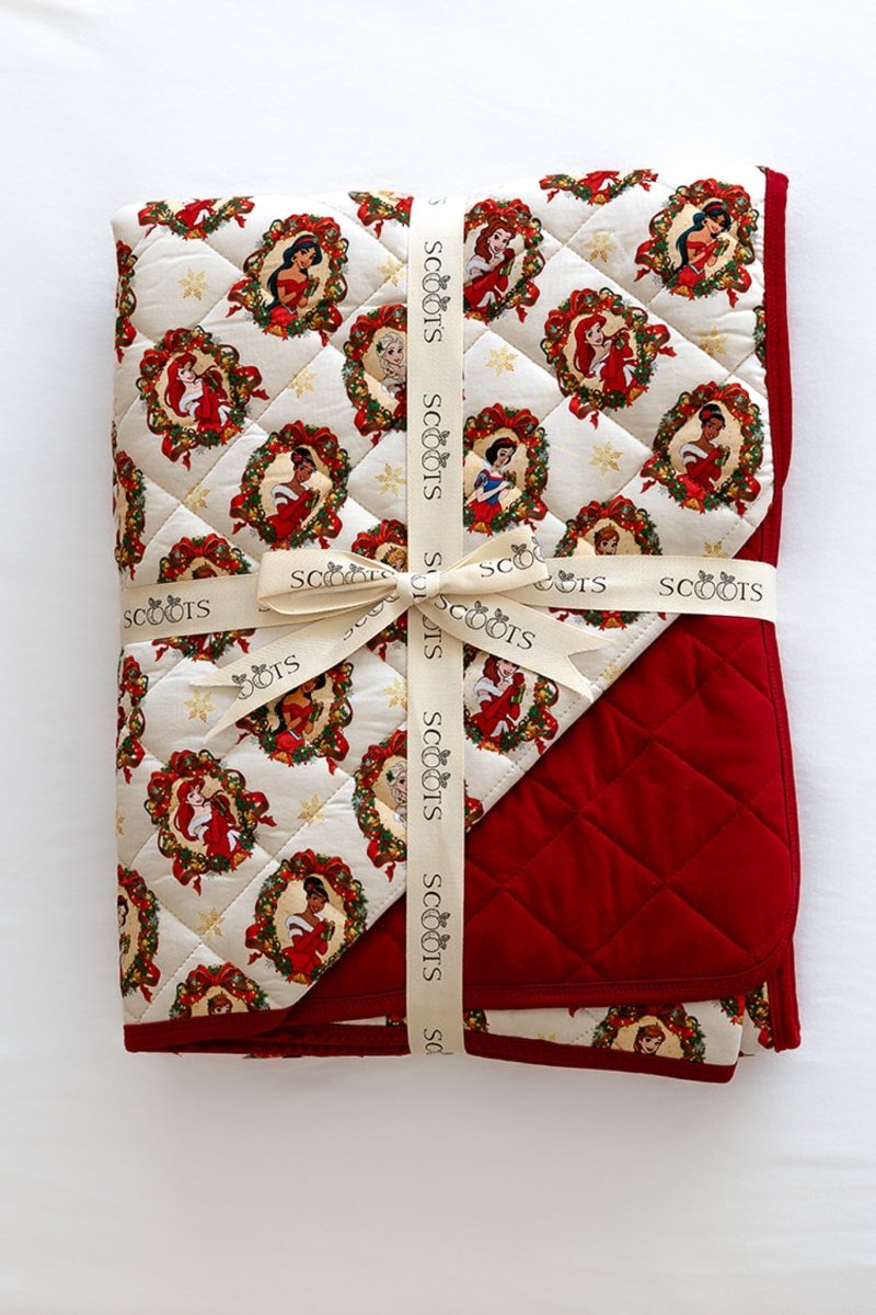 Peppermint Princess Quilted Blanket - scoots