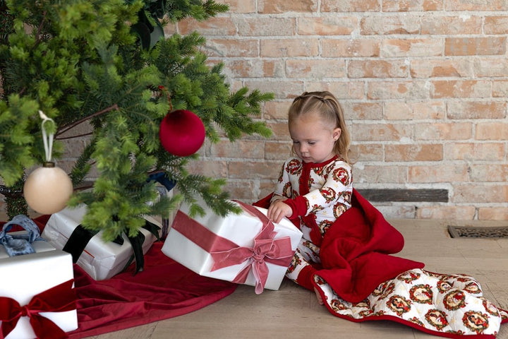Peppermint Princess Quilted Blanket - scoots