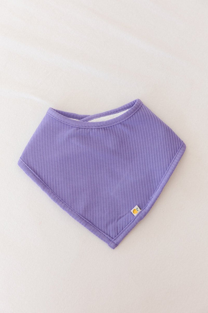 Periwinkle Ribbed Bib - scoots