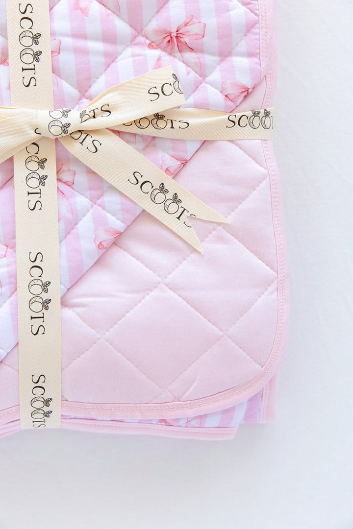 Pink Sugar Quilted Blanket - scoots