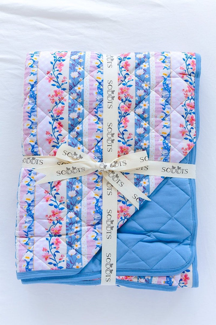 Posy Quilted Blanket - scoots
