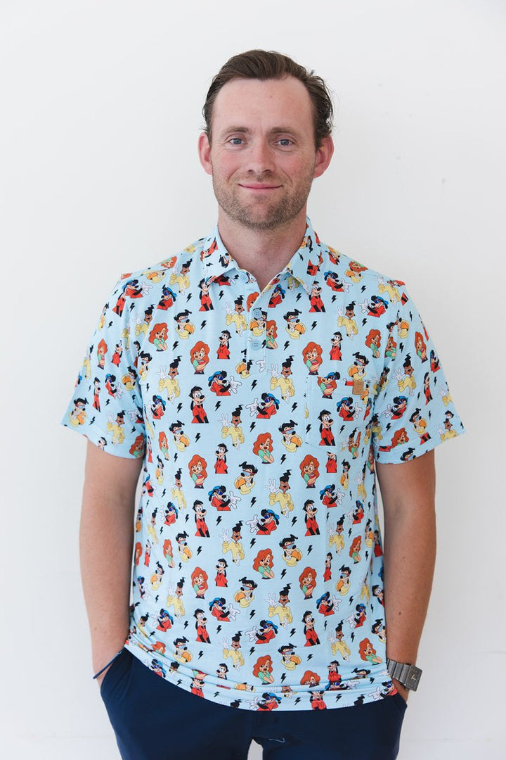 Powerline Men's Polo Tee - scoots