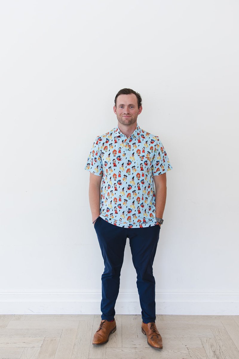 Powerline Men's Polo Tee - scoots