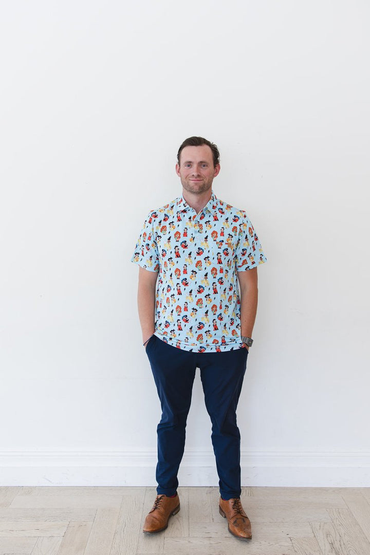 Powerline Men's Polo Tee - scoots