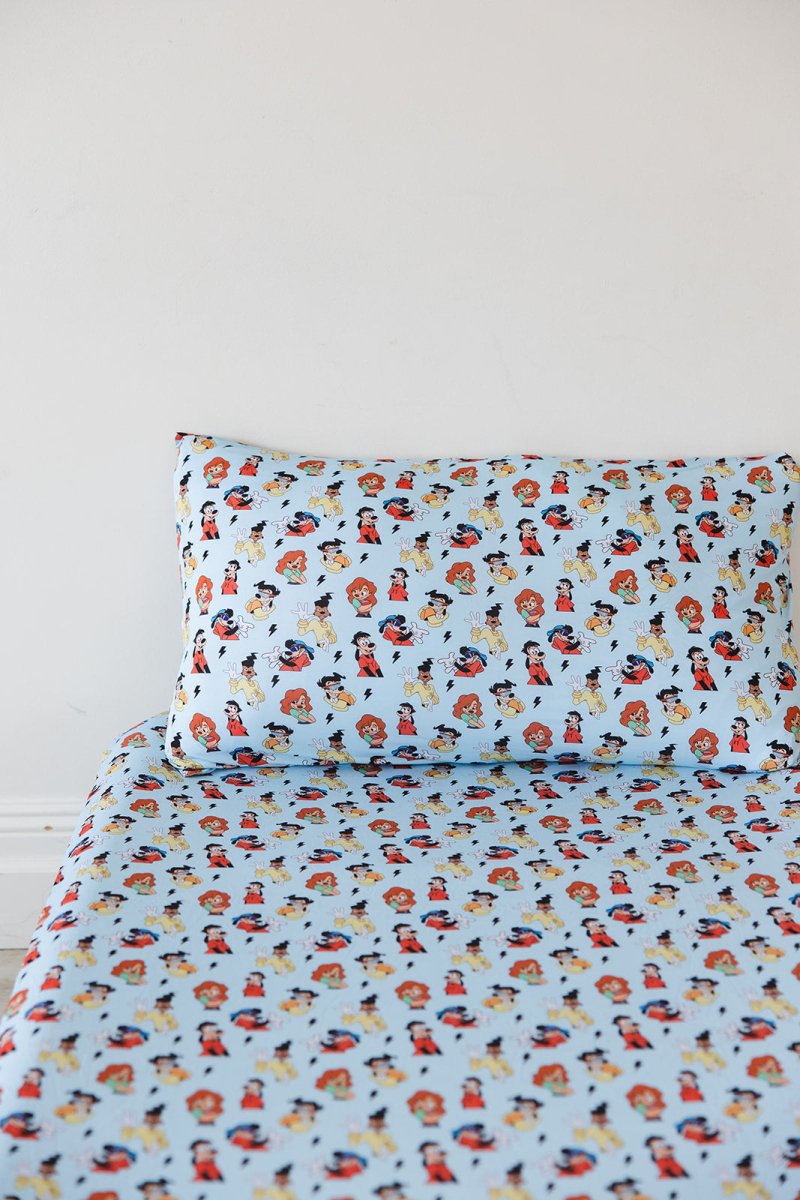 Powerline Twin Sheet + Pillowcase - scoots