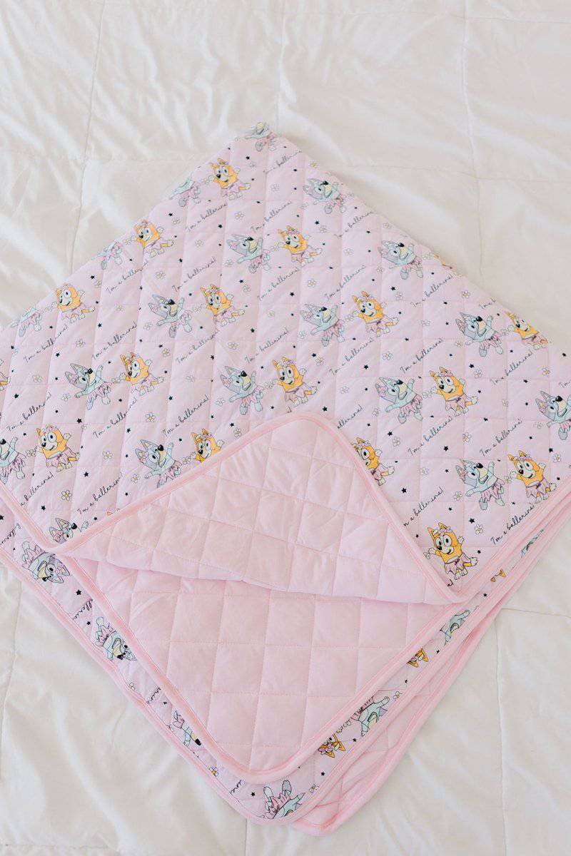 PREORDER Ballerina Quilted Blanket (Twin) - scoots