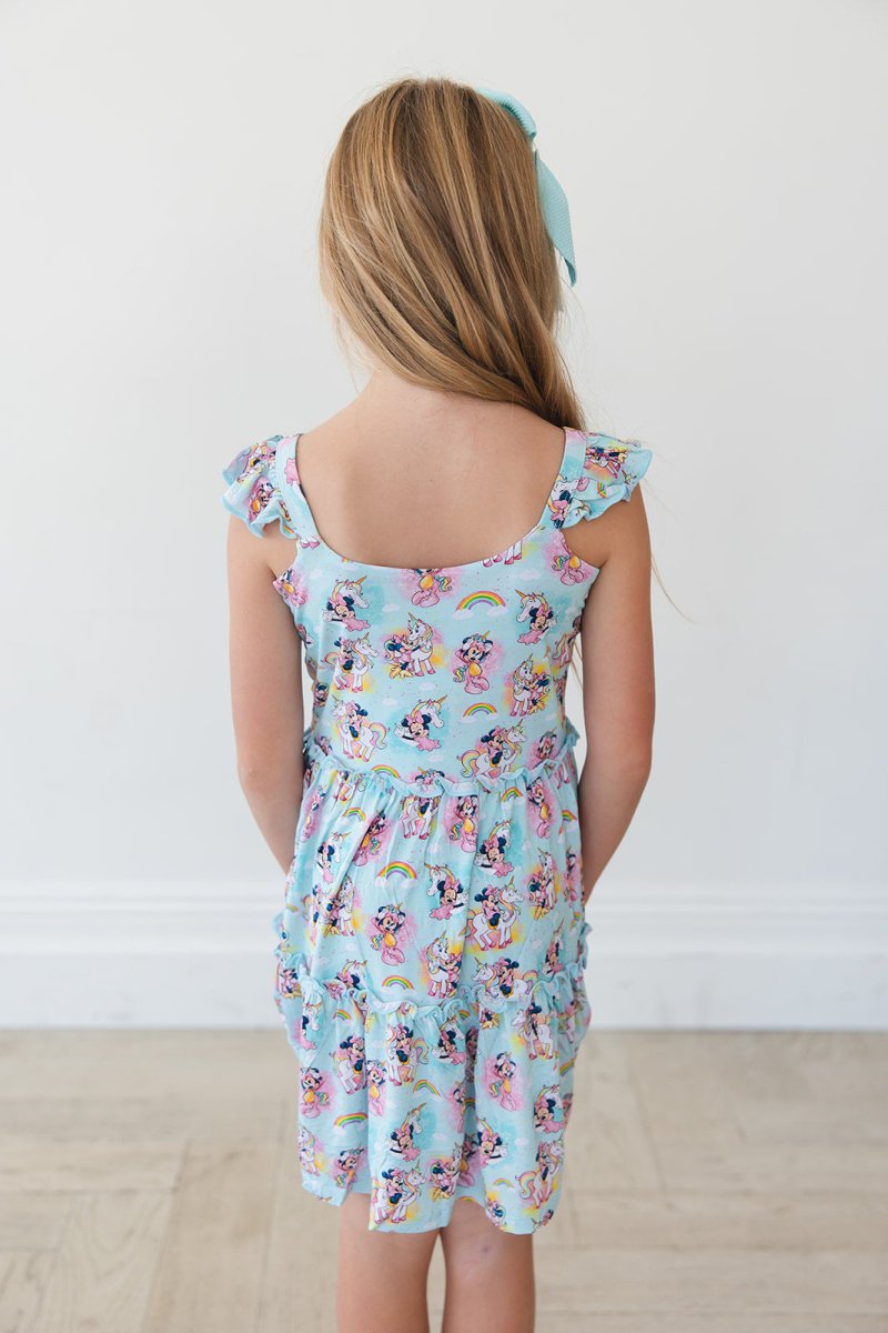 Rainbow Sky Flutter Dress & Shorts - scoots