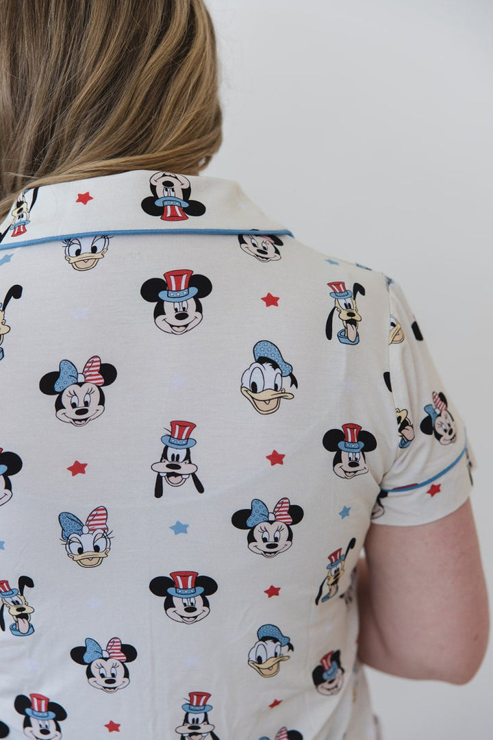 Red White & Blue Crew Mama Jammies - scoots