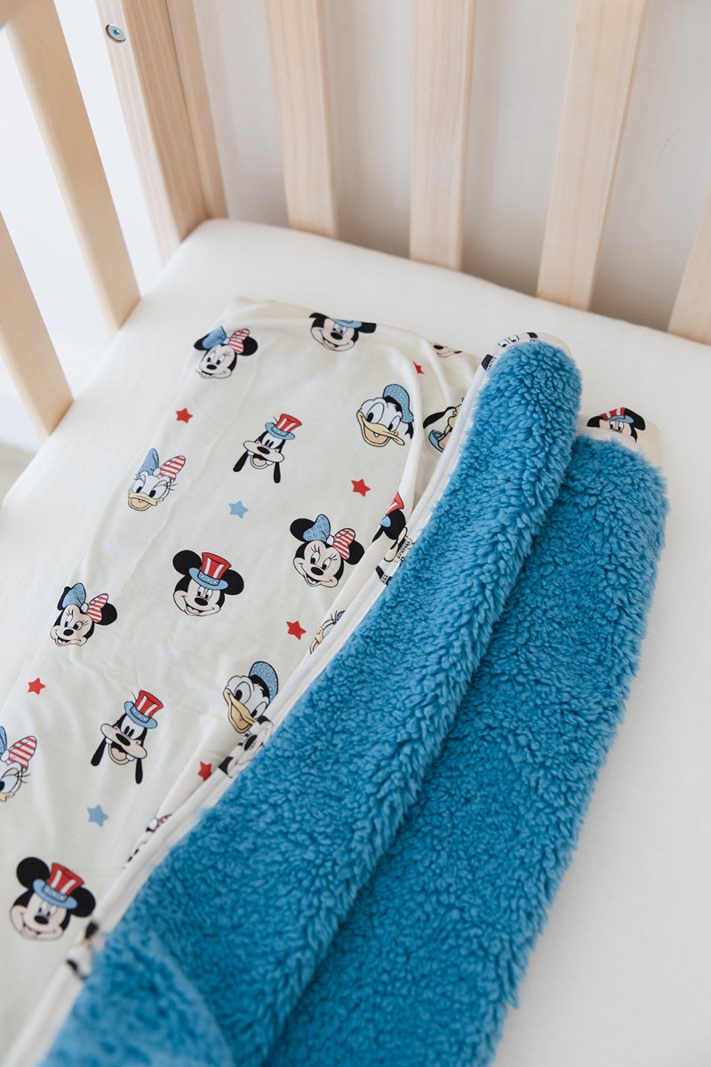 Red White & Blue Crew Plush Blanket - scoots
