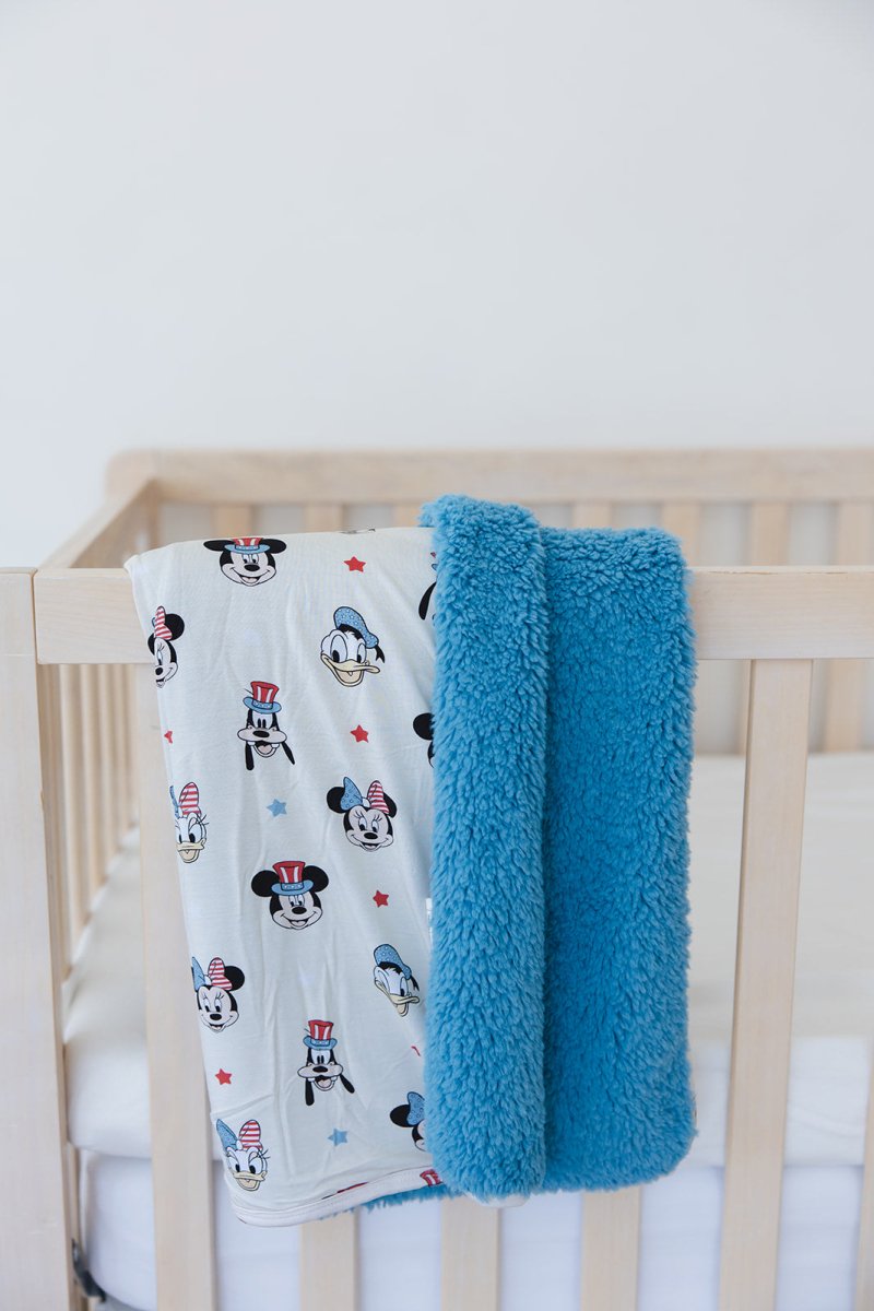 Red White & Blue Crew Plush Blanket - scoots