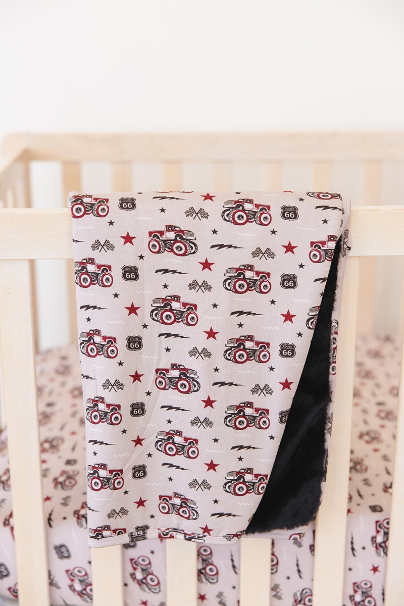 Revved Up Plush Blanket - scoots
